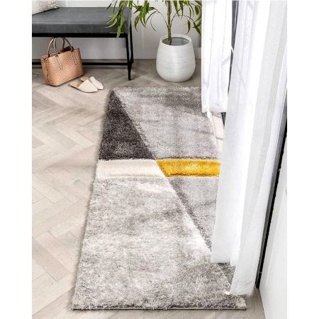 Modern Geometric Living Carpet